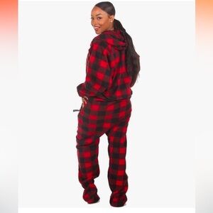 NEW Footed Adult Onesies Pajama, Unisex - OVERSIZED - Chest 47” Waist 46”